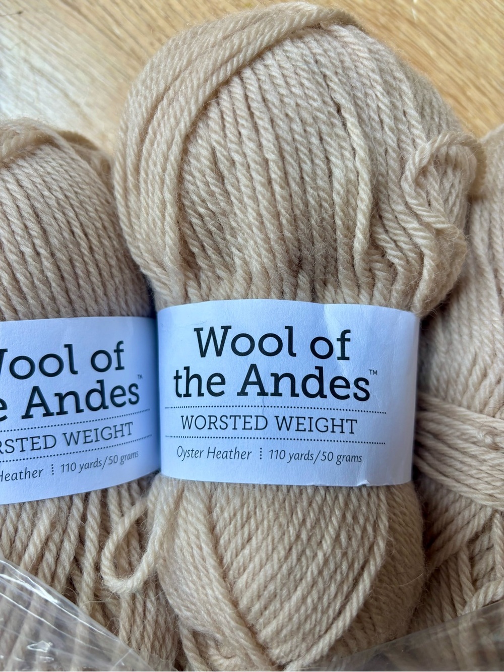 10 Knit Picks Wool of the Andes Worsted Weight Yarn - Oyster Heather